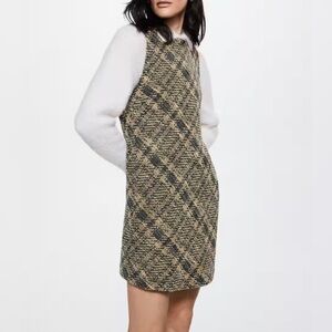 NWT. Tweed pinafore dress. Size XL.